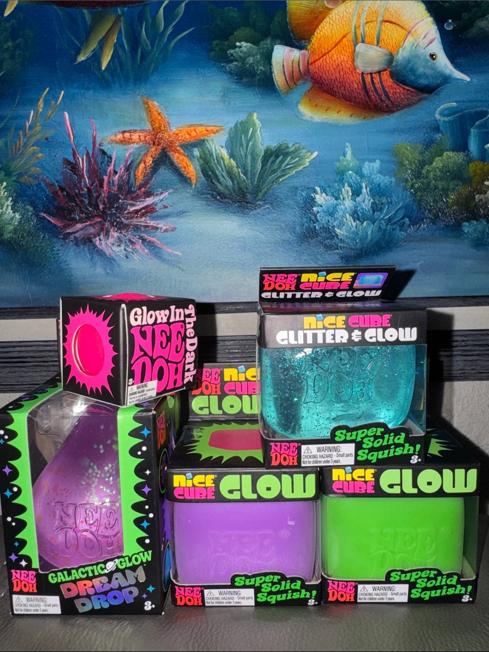 NeeDoh Ultimate Glow Bundle of 5️⃣✨‼️